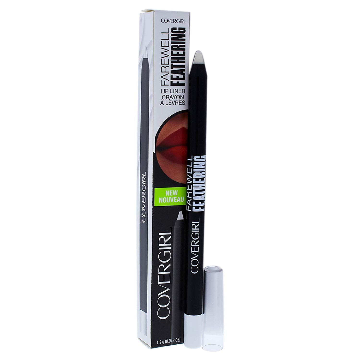 CoverGirl Colorlicious Farewell Feathering - Clear 100 Lipliner - ADDROS.COM